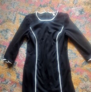 Banana Republic Black and White Dress